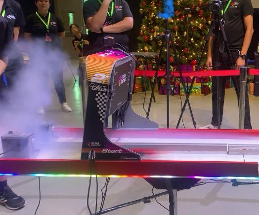 Sling Racing car at the track